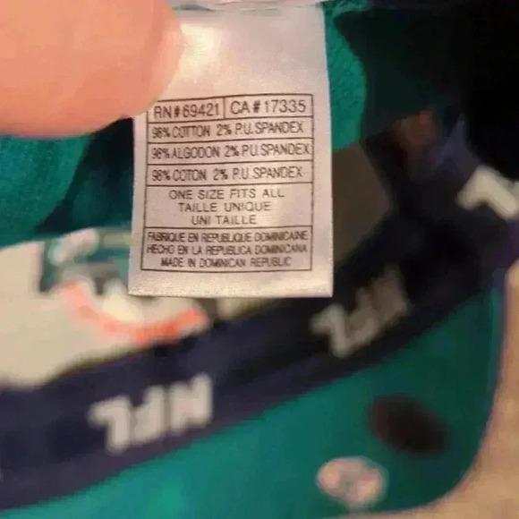 NFL Apparel Reebok Miami Dolphins hat, green and blue, one size - Picture 9 of 9